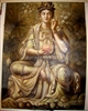 OP-59  Quan Yin Sitting - 30" x 40" Original Oil Painting