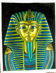Tutankhamen - 24" x 30" Original Oil Painting