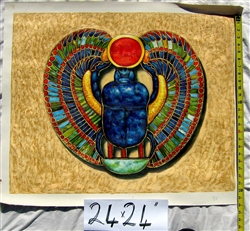 OP-7  Scarab - 24" x 24" Original Oil Painting