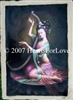 Goddess Playing Harp - 24" x 36" Original Oil Painting