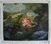 Lotus Flower 20" x 24" Original Oil Painting