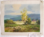 Landscape Original Oil Painting 12" x 16"