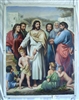 OP-J08 JESUS WITH CHILDREN 36" X 48" Original Oil Painting
