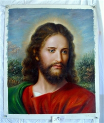 Jesus Christ 24" x 30" Original Oil Painting