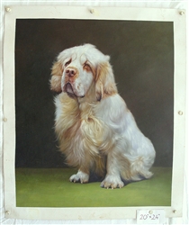 Dog portrait Original Oil Painting 20" x 24"