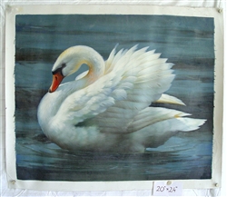 Swan 24" x 30" Original Oil Painting