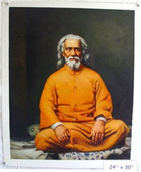 Swami Sri Yukteswar Original Oil Painting 24" x 30"