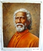 OP-Y02 SWAMI SRI YUKTESWAR - 24' X 30' Original Oil Painting