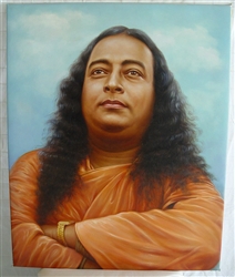 Paramahansa Yogananda Original Oil Painting 24" x 30"