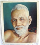 Sri Ramana Maharshi Original Oil Painting 24" x 30"