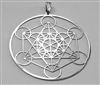 Metatron 2" Pendant Silver plated