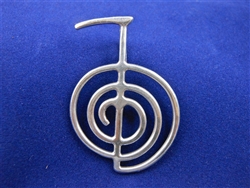 Reiki Power Symbol Pendant in Sterling Silver