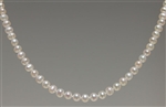 HIGH QUALITY 12MM WHITE PEARL NECKLACE
