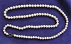 Extra Long HIGH QUALITY 8mm WHITE PEARL NECKLACE