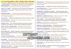 PS-06 26 Qualities that Make Man Divine - 5x7 Fine Art Print