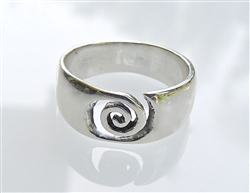 R-07 -  REIKI RING in STERLING SILVER