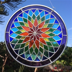 SG-01 Rainbow Mandala - 10" - Round