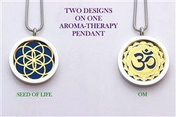Seed of Life/ OM Aroma Therapy Pendant