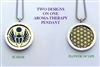 Scarab/ Flower of Life Aroma Therapy Pendant