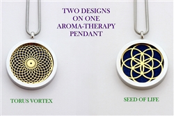 Torus Vortex/Seed of Life Aroma Therapy Pendant