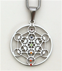 Metatron pendant stainless steel