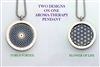 Torus Vortex/Flower of Life Aroma Therapy Double Sided Pendant