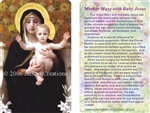 WA-135 Mother Mary with Baby Jesus - Wallet Altar