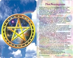 WA-157 Pentagram Wicca Wallet Altar