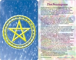 WA-158 Pentagram Wicca Wallet Altar