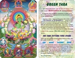 WA-200 Green Tara - Wallet Altar