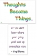 WA-238 Yogi Berra - Thoughts Become Things - Wallet Altar