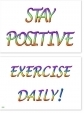 WA-250 Stay Positive - Exercise Daily! - Wallet Altar