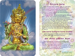 WA-066 Green Tara - Wallet Altar