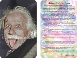 WA-078 Albert Einstein - Wallet Altar