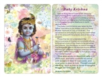WA-084 Baby Krishna - Wallet Altar