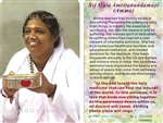 Amma wallet altar with a lovely devotional photo