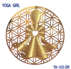 18k gold plated Seed of Life/ Flower of Life Healing Grid