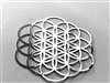 Seed of Life/ Flower of Life 3" Silver Grid