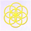 18k gold plated Seed of Life/ Flower of Life Healing Grid