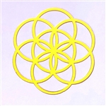 18k gold plated Seed of Life/ Flower of Life Healing Grid