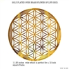 YA-1250 18K Gold Plated Flower of Life Healing Grid