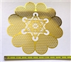 YA-1266 Metatron with Hearts 18K Gold Plated Healing Grid