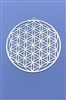 Gold plated Flower of Life 2" Grid