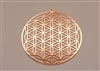 Flower of Life copper Plated 2" Grid