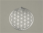 YA-201-S Flower of Life silver Plated 2" Grid