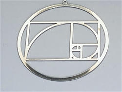 2" inches silver plated Golden Ratio Grid.