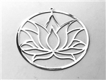YA-220-S Silver plated Lotus Flower cut out 2" Grid