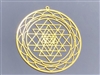 YA-248c Circle cut out Sri Yantra 2" Grid