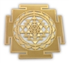 18k gold plated Shree yantra Healing Grid