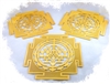 18 karat gold plated shree yantra